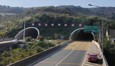 龙泉山1.2号隧道项目，隧道环境监测传感器